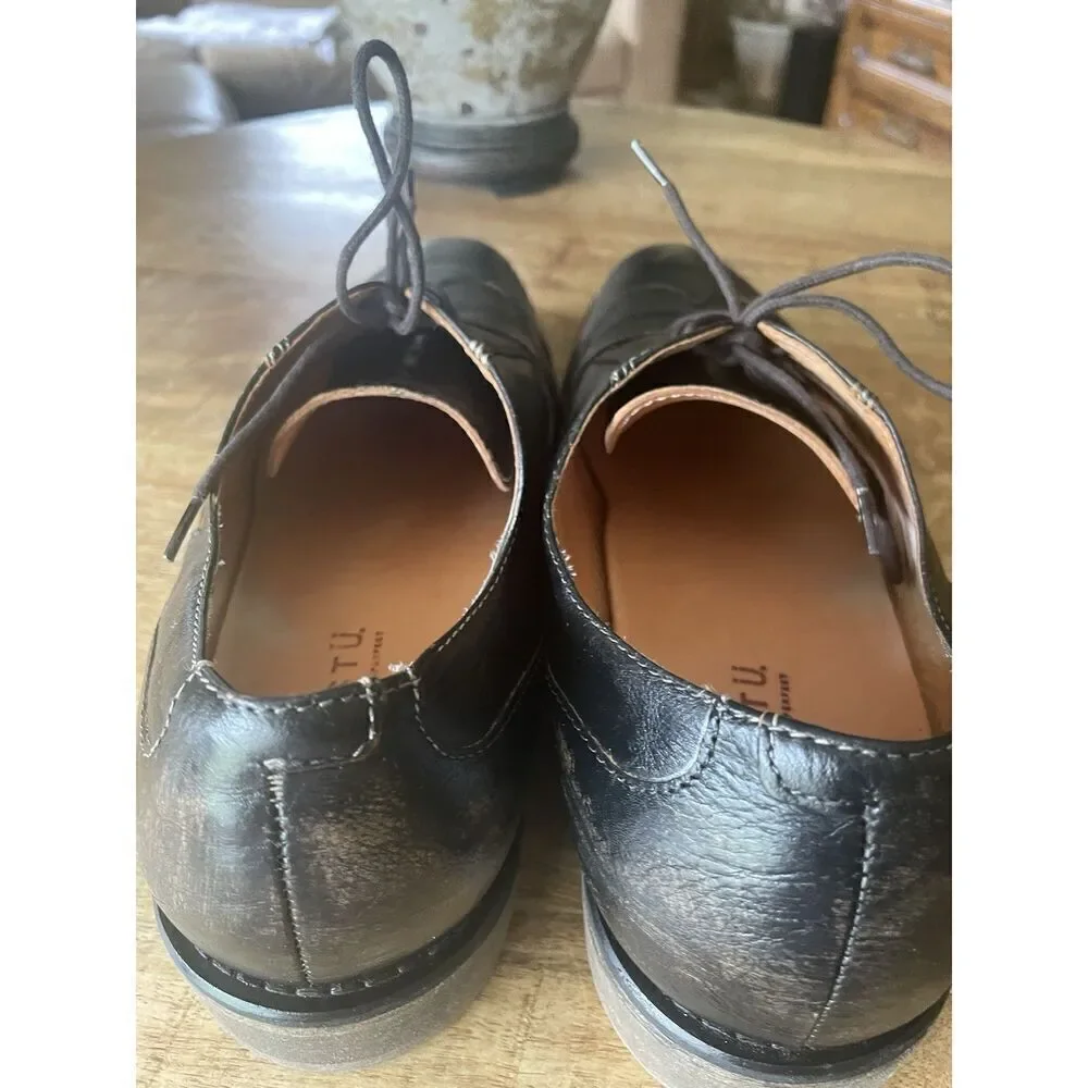 BED STU Distressed LEATHER INSIDE AND OUT Brown Men’s Workshop  Oxfords Shoes 10